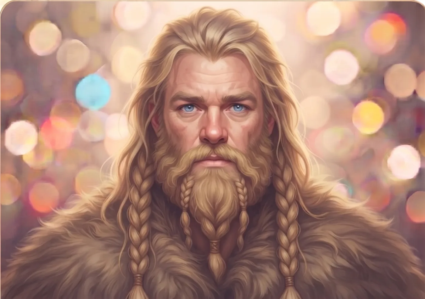 Portrait de La Hache, la menace préférée du Viking, personnifiée. dans le roman Le Hamac et les Colibris de Karine Baridon.