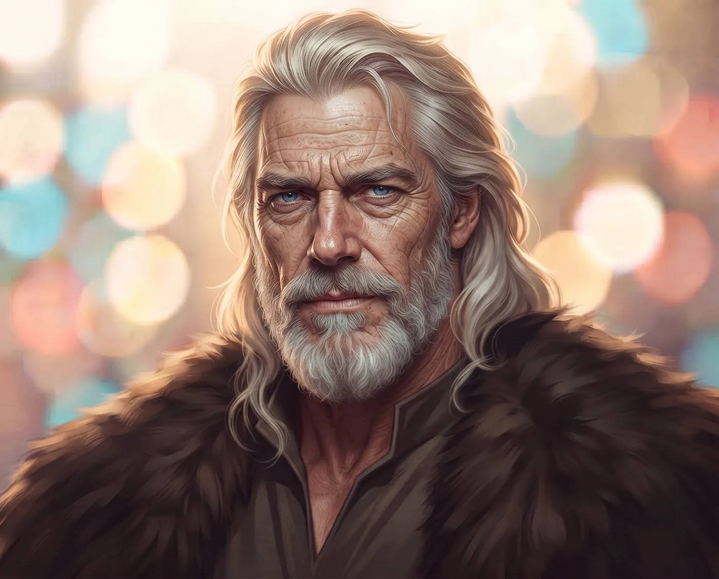 Portrait de Bjornulf af Haldorholm, le père du Viking. Le roi des Vikings. dans le roman Le Hamac et les Colibris de Karine Baridon.