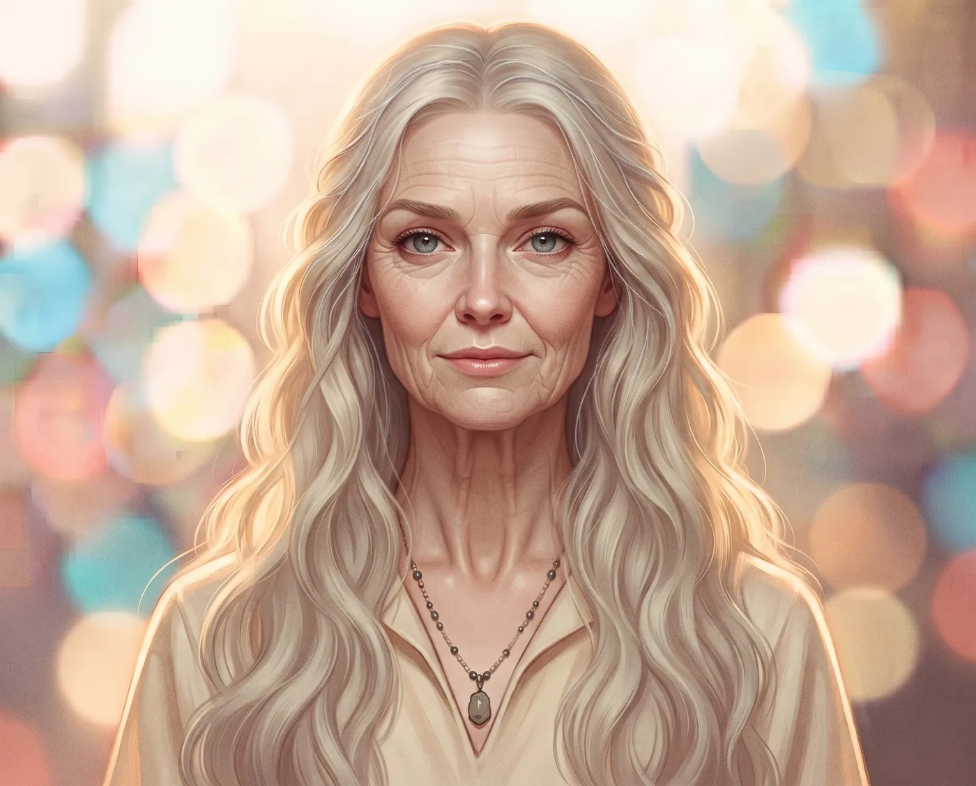 Portrait de Lærke Freydis af Haldorholm, la mère du Viking. La reine des Vikings, et une Völva. dans le roman Le Hamac et les Colibris de Karine Baridon.